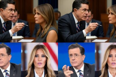 Melania T.r.u.m.p’s Calm Counterstrike Leaves Stephen Colbert Frozen in a Fictional On-Air Showdown