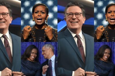 MICHELLE O.B.A.M.A CROWNS STEPHEN COLBERT WITH THE TRAILBLAZER AWARD — AND THE WORLD WATCHES A NEW CHAPTER OF IMPACT UNFOLD