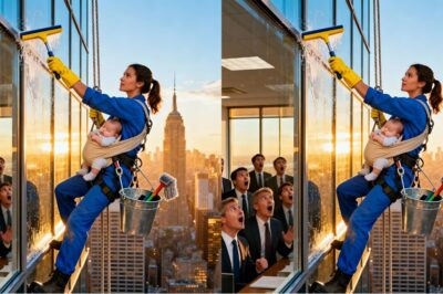 “MILLIONAIRE GETS FED UP WITH RICH WOMEN… AND DISCOVERS LOVE WITH A SINGLE MOTHER WHO CLEANS WINDOWS