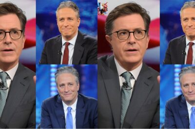 “They assumed pulling *The Late Show* would quietly close the book on Stephen Colbert — no goodbye, no final word, just an empty slot and a short statement. But that silence may have been misleading. Behind the scenes, whispers began to circulate about a private meeting, an unexpected visit from Jon Stewart, and a plan that no one saw coming. No cameras. No press. Just rumors of a conversation that left CBS suddenly on edge. What was discussed in that closed-door moment remains unknown — but insiders say it’s enough to make executives nervous. Whether it’s strategy, reinvention, or something far bigger, one thing is clear: this story isn’t ending… it’s just getting interesting.”