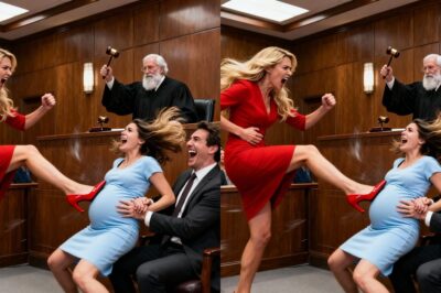 The Mistress Kicked The Pregnant Wife In The Stomach Inside The Courtroom. The Billionaire Smiled, Thinking He Had Won. He Didn’t Know The Judge Watching From The Bench Was The Father He Never Knew His Wife Had — And The Judge Wasn’t Just Watching, He Was Hunting.