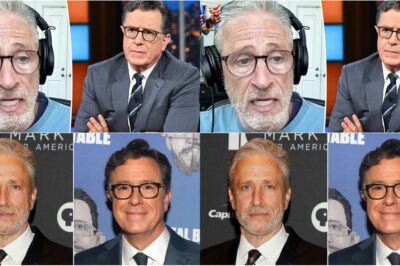 Just days after their late-night world was rocked by a sudden cancellation, Jon Stewart and Stephen Colbert were spotted behind closed doors in what witnesses describe as intense, no-holds-barred conversations. No announcements. No leaks. Just two television heavyweights plotting their next move in total silence. Are they quietly engineering an unprecedented comeback—or laying the groundwork for something far more disruptive? Insiders hint that whatever is brewing could upend the industry as we know it, and the truth may be closer than anyone expects.