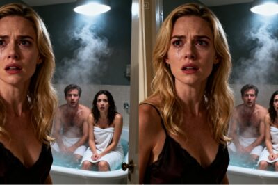 I came home at noon. The bathroom door was slightly open… and I heard familiar laughter. As I walked closer, I saw my fiancé sitting in the bathtub with my own sister. I didn’t scream. I simply locked the door, took out my phone, and called her husband: “Come over right now. There’s something… you need to see.” Ten minutes later, he walked in, and the moment he saw them, he shouted…