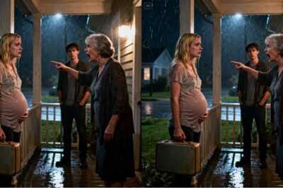 “THAT’S… EMILY?!” My mother-in-law’s face went pale when she saw me standing at the door of the house she had thrown me out of five years ago while I was pregnant. Yesterday, I had bought back that very house — the one they were forced to sell because of overwhelming debt. My ex-husband rushed toward me, his voice trembling: “Baby, you… you practically saved us!” The same man who once stood still and watched me cry on those stairs. I stepped back half a pace and smiled: “I didn’t come back to save you. I’m here to reclaim what’s mine.”