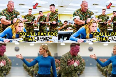 A US Marine Shoved Her in the Mess Hall — Unaware She Outranked Everyone Watching