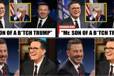 LATE-NIGHT ERUPTION: JIMMY KIMMEL & STEPHEN COLBERT Just DESTROYED And SHAMED T.R.U.M.P ON LIVE TV — A Fierce On-Air Showdown Sparks Political Chaos
