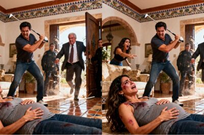 As my husband beat me with a golf club, I heard his mistress scream, “Kill him! He’s not your son!” I felt my world crumble… until the door burst open. My father, the ruthless CEO, roared, “Today you’ll pay for what you did.” And in that moment, I knew… the real storm was just beginning.