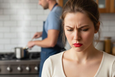 While my husband was making dinner, I got a message from one of his coworkers: ‘I miss you!’ I replied for him: ‘Come over, my wife isn’t home today.’ When the doorbell rang, my husband’s face froze…
