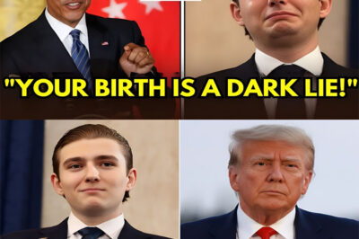 “BARRON T.R.U.M.P” TRIES TO DEBATE B.A.R.A.C.K O.B.A.M.A — AND LOSES THE COMEDY BATTLE IN JUST FIVE MINUTES IN A VIRAL LATE-NIGHT PARODY THAT SET THE INTERNET ON FIRE