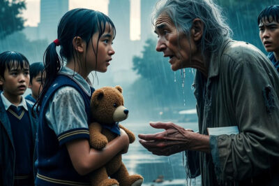 There was a crazy woman who always waited for the little girl to finish school and then followed her, saying that she was her biological mother