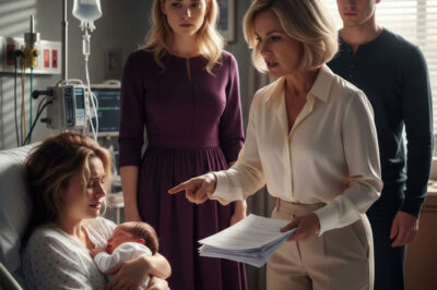 She Just Gave Birth — Her In-Laws Handed Her Divorce Papers… Not Knowing She Was a Secret Billionaire