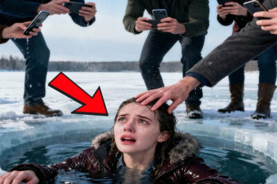 My son-in-law’s family thought it was “funny” to push my daughter into a frozen lake. They held her in the icy water, filming and laughing hysterically, and then taunted her: “Look at the drama queen!” And her husband just stood there, filming the whole thing coldly, as if it were entertainment. When she finally managed to get out, shivering and gasping for breath, I ran to her screaming for help… but the people around just watched, indifferent. When the ambulance arrived, my hands were still shaking with rage. I pulled out my cell phone and dialed a family number. My brother, a former Marine, answered. I just said one sentence: “Do it. It’s time they paid.” And less than 24 hours later… that whole family fell apart in a way they never saw coming.