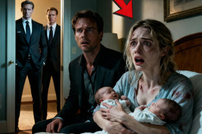 I was breastfeeding the twins when my husband stood in front of me and said coldly, “Get ready. We’re moving in with my mother.” Before I could process it, he continued, as if it were the most natural thing in the world, “My brother and his family will move into your apartment. And you… you’re going to sleep in the storage room at my mom’s house.” I froze, my hands trembling with rage. Just then, the doorbell rang. My husband flinched, his face paled, and his lips began to quiver when he saw who had arrived: my two brothers, both CEOs…