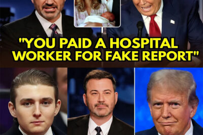 BREAKING: Jimmy Kimmel ASKS T.r.u.m.p Point-Blank About Barron’s DNA LIVE — President STORMS OFF Set in Furious Walkout as Studio Descends Into Total Chaos