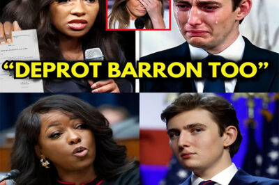 THE NIGHT A JOKE ABOUT BARRON T.R.U.M.P TURNED INTO A NATIONAL SECURITY EARTHQUAKE — AND JASMINE CROCKETT REFUSED TO BLINK