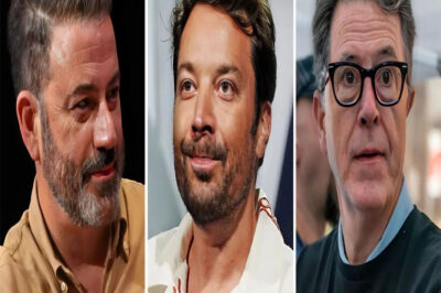 Late-night is buzzing. Whispers of an unexpected alignment involving Stephen Colbert, Jimmy Fallon, and John Oliver are rippling through television circles—hinting at a bold challenge to the usual status quo. No official announcement. No clear labels. Just mounting speculation. What’s really taking shape behind the scenes?