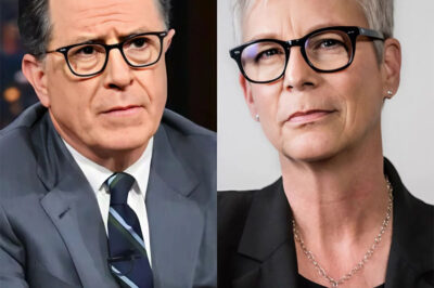 What Jamie Lee Curtis just revealed has sent a quiet shock through late-night television—and CBS may not be ready for what comes next. In the aftermath of Stephen Colbert’s sudden exit, Curtis is suggesting her own disappearance from the airwaves wasn’t accidental, but deliberate. She’s hinting at unseen pressures, shadowy decisions, and forces working overtime behind the scenes to keep certain voices quiet. As the network moves quickly to control the narrative, Curtis is signaling she’s far from done. Is this the first crack in a much bigger media secret—and what happens if she decides to say everything out loud?
