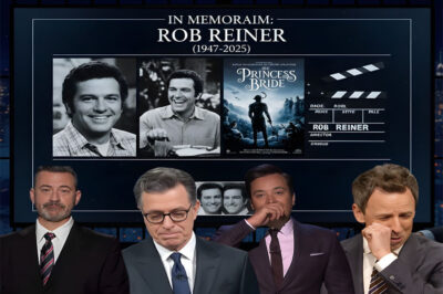 A 30-SECOND SILENCE THAT SHOOK TELEVISION : Colbert, Kimmel, Fallon & Meyers React to Shocking Reports Surrounding Hollywood Legend Rob Reiner.