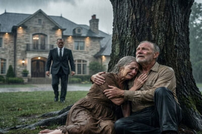 The millionaire returned home unannounced—and found his parents being evicted in the rain. What he did next… no one ever forgot.