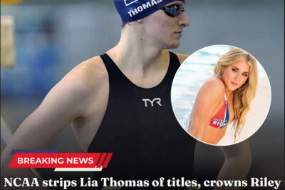 BREAKING: In a stunning reversal that’s shaking collegiate sports, the NCAA has stripped Lia Thomas of her titles and named Riley Gaines the new champion. The decision has reignited a fierce national debate—what changed behind closed doors, and what does this mean for the future of women’s sports?