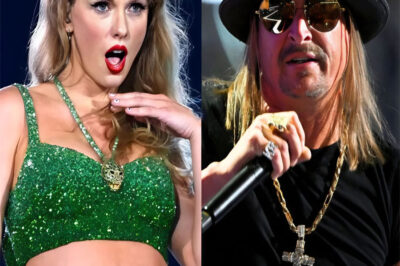 What began as a silent rivalry has just erupted into a full-blown public confrontation. Rock rebel Kid Rock has launched a direct attack on the heart of Taylor Swift ‘s empire , holding nothing back. In a statement that has divided the music industry, Rock dismissed the singer’s legacy with a scathing remark: “Go home, girl, your music is bubblegum! “