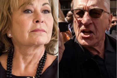 The lights were up, the cameras were rolling, and the audience was left breathless as a routine appearance spiraled into a high-stakes standoff. In a move that is now being called the most defiant moment in her career,Roseanne Barr reportedly went head-to-head with Hollywood heavyweight Robert De Niro in a live-stage confrontation that no one saw coming.