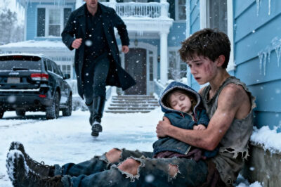 Homeless boy climbs mansion to save a girl who was freezing to de:ath, her billionaire father saw it all