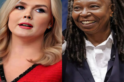 The long-standing cold war between the White House and daytime television’s most polarizing roundtable just went nuclear. Reports are surging that Karoline Leavitt, the youngest Press Secretary in U.S. history, didn’t just respond to Whoopi Goldberg’s latest critique—she reportedly walked into a live interview armed with a shocking 7-minute recording that has left the studio in stunned silence.