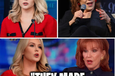 The studio air reportedly turned to glass as Karoline Leavitt did the unthinkable. Facing a barrage of public insults from Joy Behar, the White House Press Secretary didn’t just walk away—she allegedly stood her ground, fixed a piercing gaze on the cameras, and revealed a file that insiders say contains “industry-shattering” evidence. With a single, decisive sentence—“The game is over”—Leavitt reportedly initiated a $800 million legal earthquake that has ABC’s legal department in a total blackout.