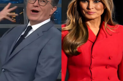When Christmas Cracked on Live TV: How Colbert’s Fake “Melania” Turned Holiday Cheer Into a Cultural Flashpoint