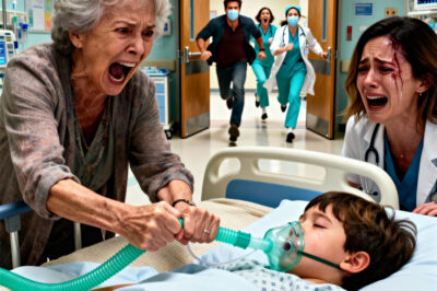 “I told you she wouldn’t die! You useless drama queen!” My mother screamed, barging into the ICU and ripping the oxygen mask off my dying 4-year-old daughter’s face. She threw it on the floor: “There! She’s gone! Happy now? Now move your ass and transfer the money!” I froze, trembling uncontrollably. Just then, my husband walked in. His next action left everyone in the room paralyzed with absolute terror.