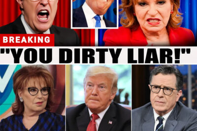 EXPLOSIVE: T.R.U.M.P GOES FULL MELTDOWN MODE After JOY BEHAR & STEPHEN COLBERT SAVAGELY HUMILIATE Him LIVE ON AIR — The Brutal Takedown That Sparked a 3 A.M. Rage-Fest!