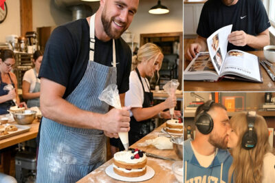 The kitchen in Kansas City just got a whole lot more crowded—and competitive. In a year defined by their August 2025 engagement, Taylor Swift has officially initiated her fiancé into her “granny hobby” lifestyle. During a heartwarming Christmas Eve episode of the New Heights podcast, Travis Kelce revealed that he isn’t just the lucky recipient of Taylor’s famous “victory Pop-Tarts” anymore; he’s officially entered his baking era. After Taylor admitted that sourdough has “taken over her life 60% of the time,” Travis reportedly took the hint, trading his football playbook for a starter jar to prove he can master the homemade desserts Taylor craves.