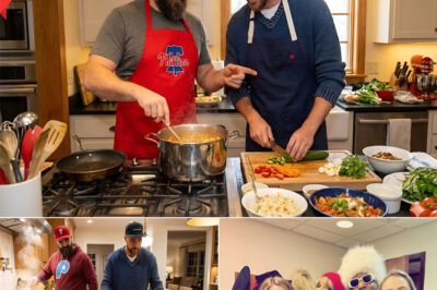 The “First Family of Football” just raised the bar for 2025. In an emotional Christmas Eve episode of the New Heights podcast, Jason and Travis Kelce teamed up for a surprise that left their partners—and millions of fans—absolutely speechless. While Travis has been making headlines for his August 2025 engagement to Taylor Swift, it was a joint effort with his brother that proved the “Kelce bond” is the strongest force in the industry.