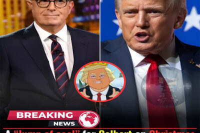 JUST IN: A “lump of coal” for Colbert on Christmas Eve—Trump’s latest insult lands like a spotlight, and the backlash is instant