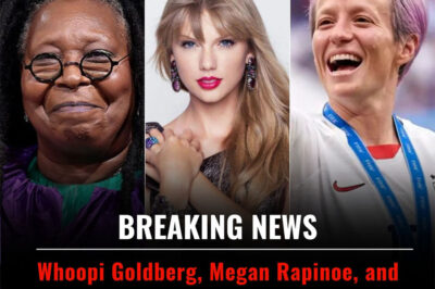 The 2025 media landscape has just been hit by a seismic wave of speculation. Following a year of intense political realignment and the high-stakes Trump-Vance 2025 transition, rumors are swirling that three of the most influential women in America—Whoopi Goldberg, Megan Rapinoe, and Taylor Swift—are preparing for a coordinated “global pivot” that could see them establishing new bases outside the U.S. by 2026.