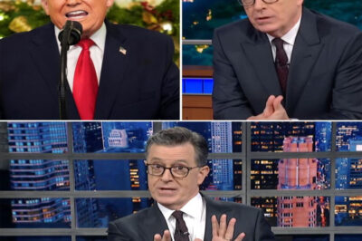 ‘CBS Should Put Him to Sleep’— T,ru,m,p’s Late-Night Meltdown Targets Stephen Colbert, But the Host Fires Back With Two Jaw-Dropping Words That Set the Internet on Fire! T,r,u,m,p unleashed a furious late-night rant on Truth Social, attacking Stephen Colbert and demanding CBS “put him to sleep” — even though The Late Show has already been canceled. The outburst came after Colbert mocked Trump on-air, including sharp jokes tied to Trump’s role at the Kennedy Center Honors. In a twist that left fans stunned, Trump reportedly kept CBS on after the Honors broadcast, watching a rerun of Colbert’s show — only to erupt online hours later. But Colbert didn’t stay quiet. He fired back with just two explosive, curiosity-sparking words, instantly flipping the moment and sending social media into meltdown mode. What began as a rant quickly turned into another chapter of late-night warfare — and viewers are already calling it one of the most bizarre, revealing clashes yet between a sitting president and late-night TV’s sharpest satirist.