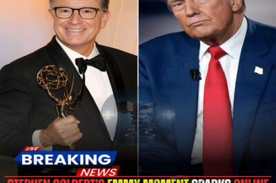 JUST IN: Stephen Colbert’s Emmy moment sparks online buzz as he draws a bold contrast with Donald Trump