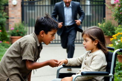 Billionaire’s daughter was born paralyzed – until a poor homeless boy stood at her door begging and discovered the shocking truth about her condition