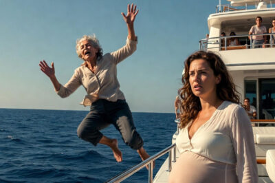 Mother-in-law and daughter-in-law had a heated argument about the yacht’s assets. The daughter-in-law whispered 4 words into her ear and pushed her into the sea to take 80 million dollars. But that same night, she returned and announced…