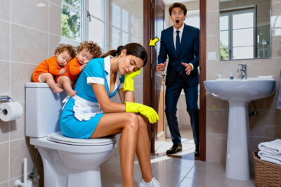 The housekeeper locked the maid and her twins in… the millionaire’s reaction left her speechless.