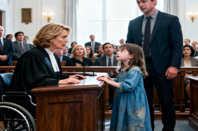 A Five-Year-Old Faced the Judge in a Wheelchair and Said, “Let My Dad Come Home and I’ll Help Your Legs Walk Again” — The Court Laughed, Until Her Words Started Changing Everything.