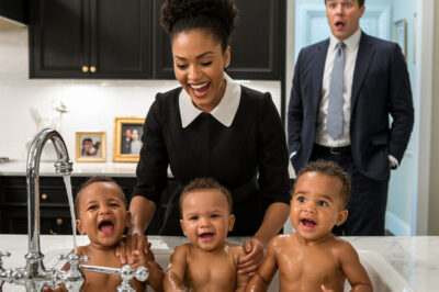 Three children. Soaked. Laughing hysterically. Inside her kitchen sink. Their hands in the water. In that second, all the control she thought she had shattered…