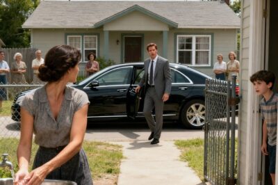 Ten years of raising a child without a father — everyone in the village mocked me, until one day a luxury car stopped in front of my house… and the child’s father made them all cry.