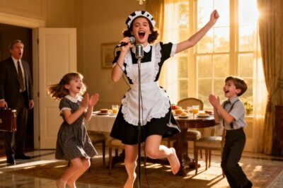 The millionaire arrived home earlier than expected, and what he saw his housekeeper doing with his children brought him to tears…