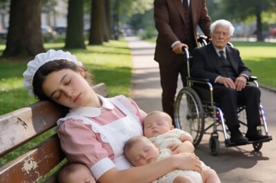 He took his father for a walk and found his butler asleep in the square with his three children. What he discovered changed his life forever..