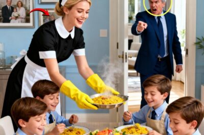 The millionaire arrived home unannounced at lunchtime… and froze when he saw him…