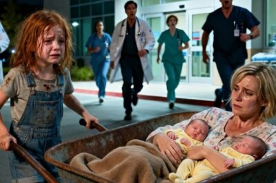 My mommy has been sleeping for three days.” A 7-year-old girl pushed a wheelbarrow for miles to save her newborn twin brothers