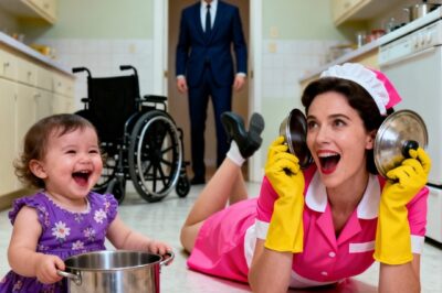 A businessman hides cameras to protect his paralyzed daughter…