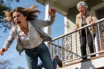 My mom forced me to pay the $80K expenses for my brother’s studies. When I refused, she faked my signature and sold my dream house. When I confronted her, she pushed me from the second floor, shouting, “Get out of this house, you cheap girl! Don’t show your face again!” The next day, when she turned on the TV, she was shocked and called me in a panic…